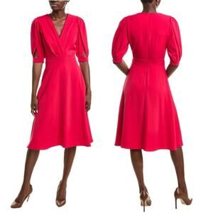 Black Halo Nuana Dress in Hibiscus 4 NEW